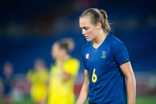 Magdalena Eriksson of Sweden in the women´s football match
