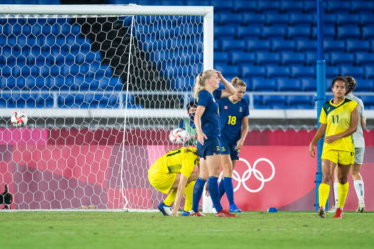 Stina Blackstenius of Sweden in the women´s football match