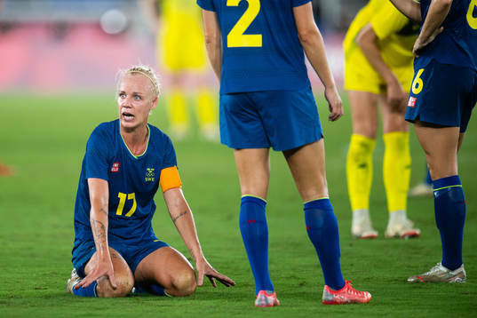 Caroline Seger of Sweden  in the women´s football match