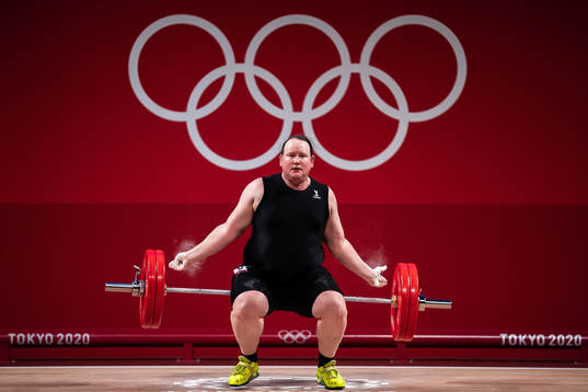 Laurel Hubbard of New Zealand