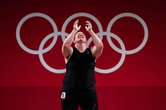 Laurel Hubbard of New Zealand
