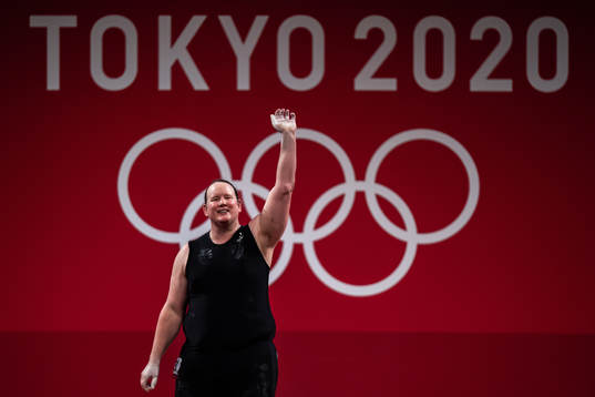 Laurel Hubbard of New Zealand