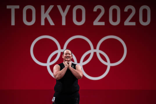 Laurel Hubbard of New Zealand