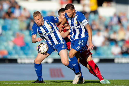 IFK Göteborgs Kolbeinn Sigthorsson och Marcus Berg