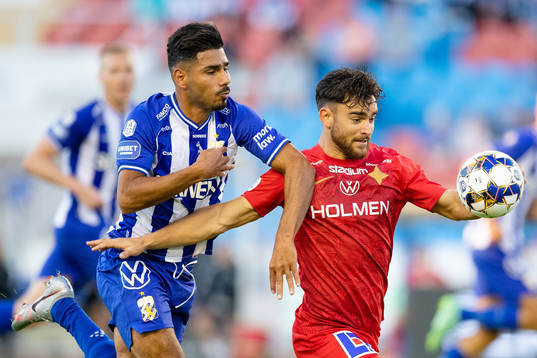 IFK Göteborgs Hosam Aiesh och IFK Norrköpings Yahav