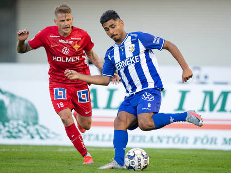 IFK Norrköpings Ari Skúlason och IFK Göteborgs Hosam