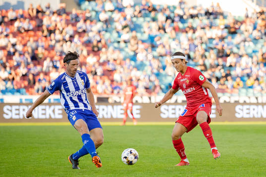 IFK Göteborgs Gustav Svensson och IFK Norrköpings