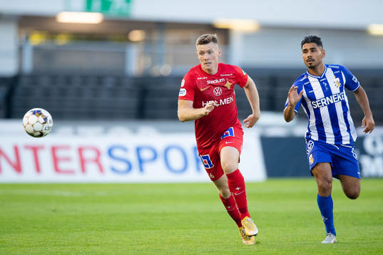 IFK Norrköpings Viktor Agardius och IFK Göteborgs Hosam