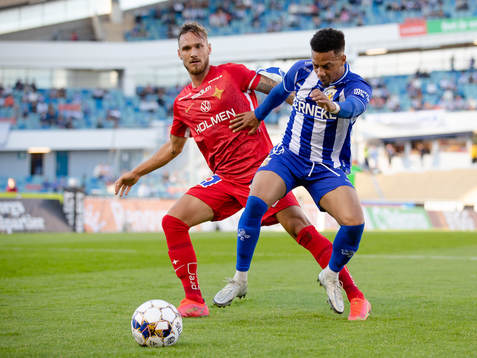 IFK Norrköpings Linus Wahlqvist och IFK Göteborgs Tobias