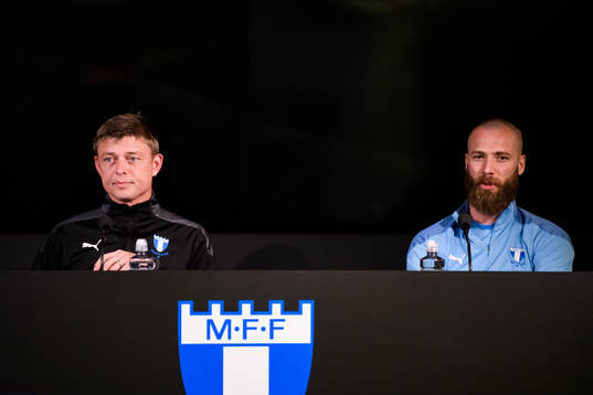 Jon Dahl Tomasson, head coach and Jo Inge Berget of Malmö