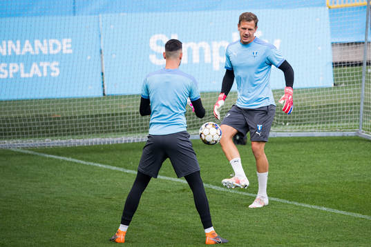 Goalkeeper Johan Dahlin