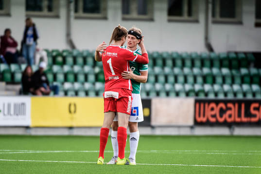 Brages målvakt Adrian Engdahl och Douglas Karlberg