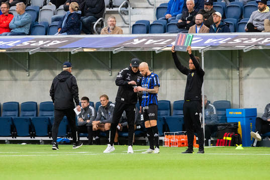 Sirius tränare Daniel Bäckström och Adam Ståhl
