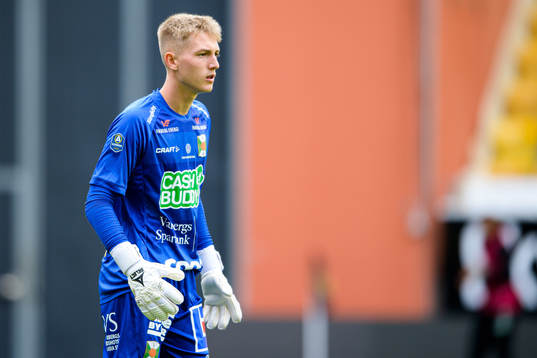 Varbergs målvakt Viktor Dryselius