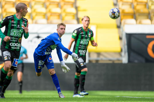 Varbergs målvakt Viktor Dryselius