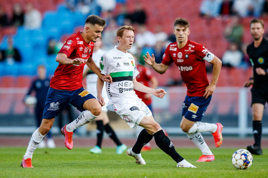 Örgrytes Ajdin Zeljkovic och GAIS Julius Lindberg