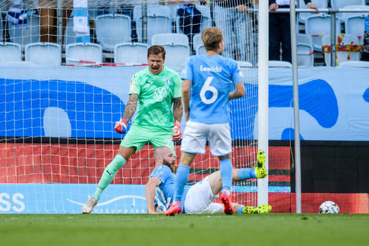 goalkeeper Johan Dahlin of Malmö FF
