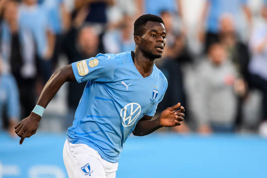 Malik Abubakari of Malmö FF