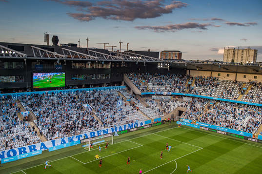 Veljko Birmancevic of Malmö FF celebrates