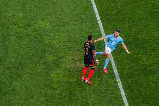 Antonio Colak of Malmö FF celebrates