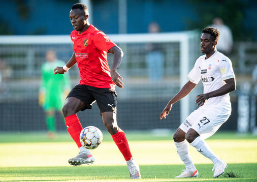 Vasalunds Anthony Wambani och Helsingborgs Benjamin Acquah