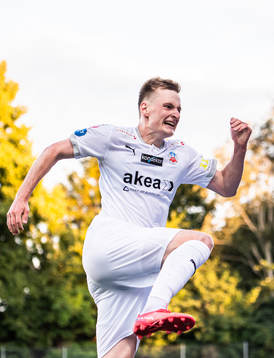 Helsingborgs Rasmus Karjalainen jublar