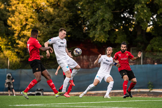 Helsingborgs Rasmus Karjalainen och Anthony van