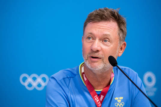 Peter Gerhardsson of the Swedish national women's football