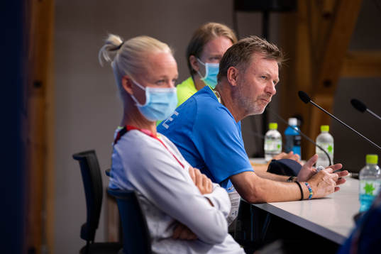 Peter Gerhardsson of the Swedish national women's football