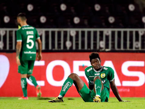 Aziz Ouattara Mohammed of Hammarby looking dejected