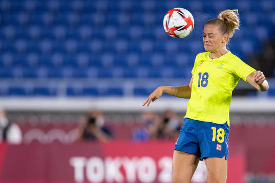 Fridolina Rolfö of Sweden in the women’s football final