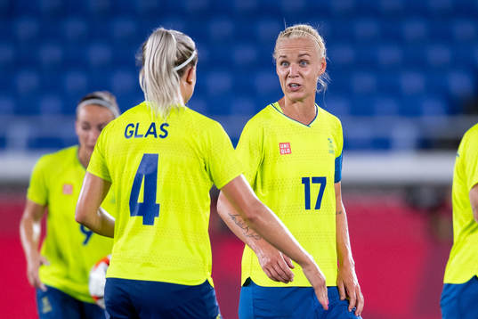 Caroline Seger of Sweden in the women’s football final