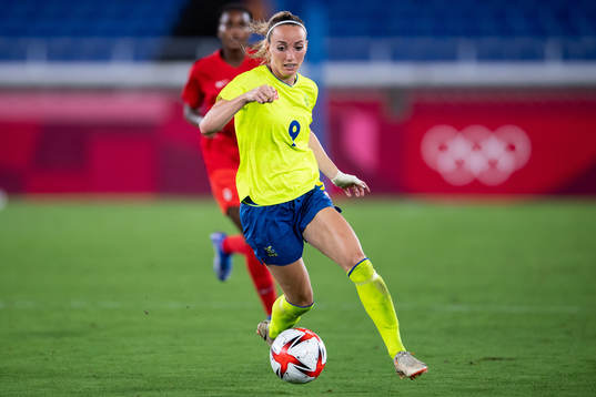 Kosovare Asllani of Sweden in the women’s football final