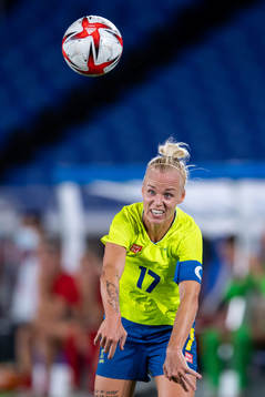 Caroline Seger of Sweden in the women’s football final