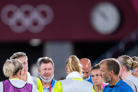 Peter Gerhardsson, head coach of Sweden,  in the women’s