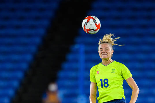 Fridolina Rolfö of Sweden in the women’s football final