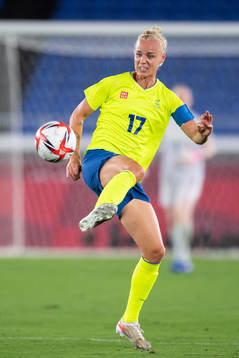 Caroline Seger of Sweden in the women’s football final