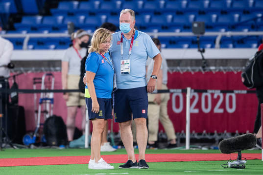 Marika Domansky-Lyfors of Sweden and President of the
