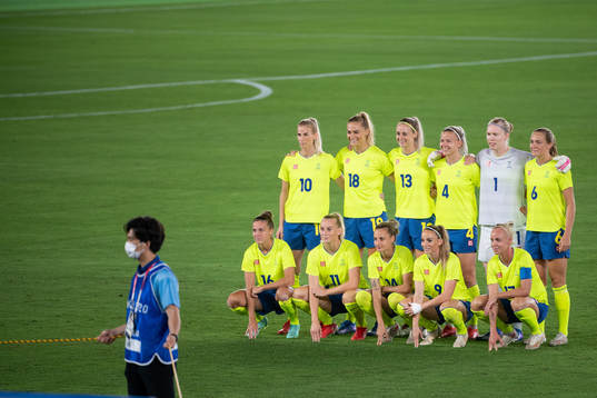Sofia Jakobsson, Fridolina Rolfö, Amanda Ilestedt, Hanna