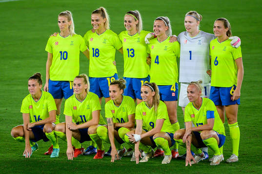 Sofia Jakobsson, Fridolina Rolfö, Amanda Ilestedt, Hanna