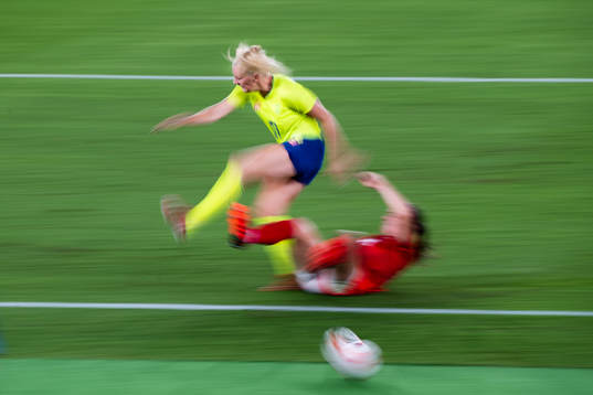 Stina Blackstenius of Sweden in the women’s football final