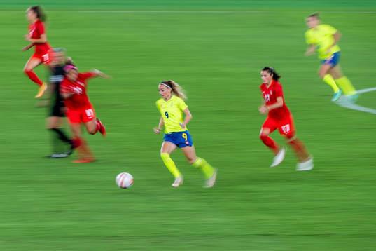 Kosovare Asllani of Sweden in the women’s football final