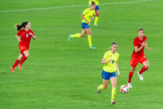Kosovare Asllani of Sweden in the women’s football final