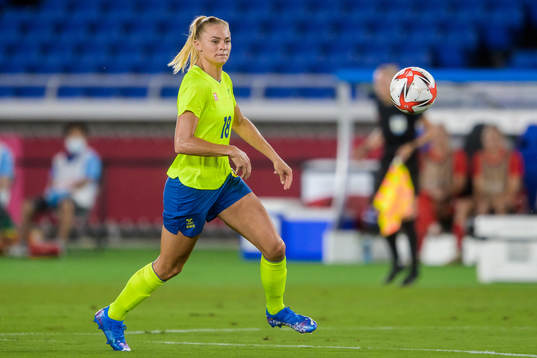 Fridolina Rolfö of Sweden in the women’s football final