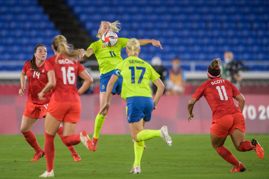Stina Blackstenius of Sweden in the women’s football final