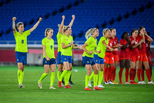 Lina Hurtig, Kosovare Asllani, Olivia Schough, Hanna Glas