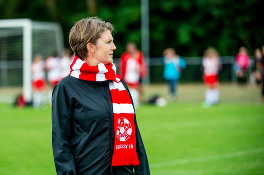 Borgeby FKs ordförande Emma Gardell
