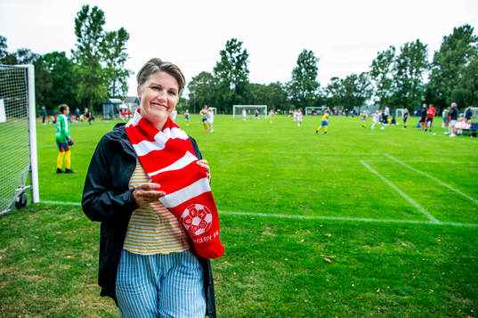 Borgeby FKs ordförande Emma Gardell