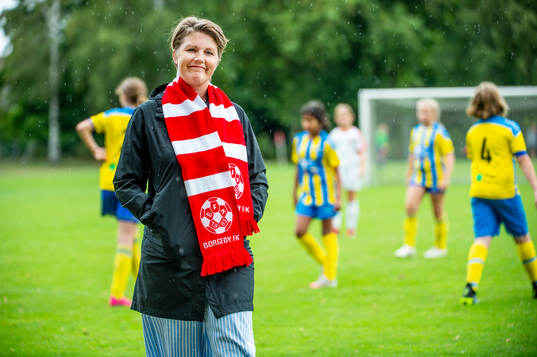 Borgeby FKs ordförande Emma Gardell