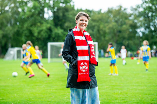 Borgeby FKs ordförande Emma Gardell